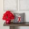 19" Artificial Poinsettia Arrangement in Red Wrapped Planter